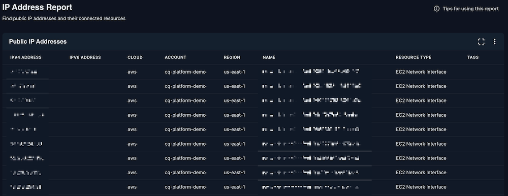 Public IP Addresses